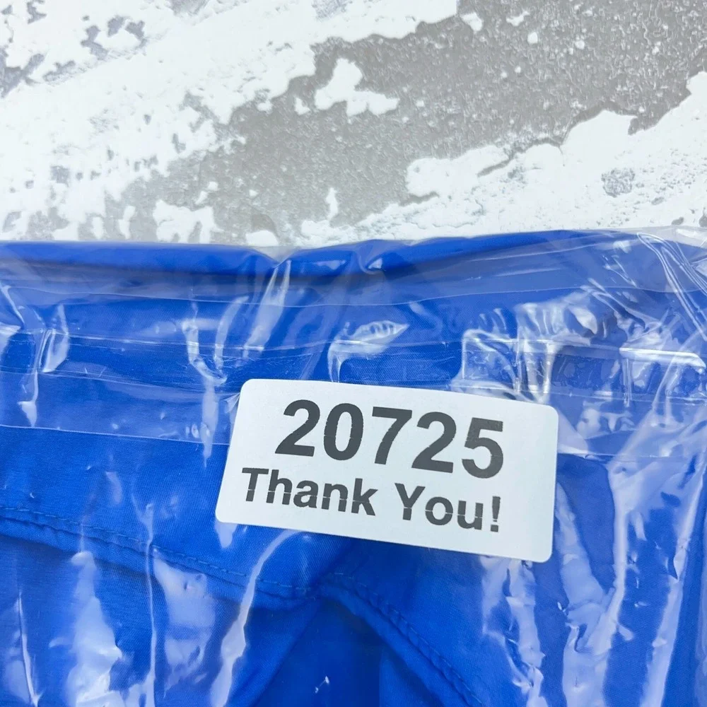 Vintage Adidas Jacket Men Large Blue Pullover Windbreaker Track Suit Snap‎ T Y2K